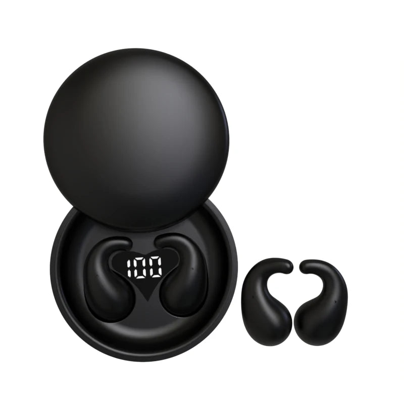 SK28 Ultra-thin Sleeping Headphones 5.4 Wireless Bluetooth Headset Invisible Earbuds Hidden In Ear Sports Earphones Waterproof