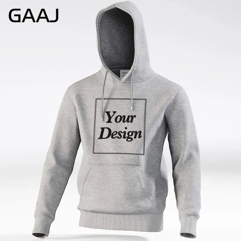 Premium Custom Cotton Hoodie Men Women,Customize Print Hoody Sweatshirt,Diy Your Own Design Photo Logo Pullover,Famliy Team Gift
