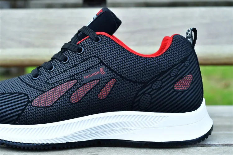 2025 new spring trend sports men's shoes Lace-up thick sole casual fashion shoes Large size Wear skid resistance - AMULET RING STORE