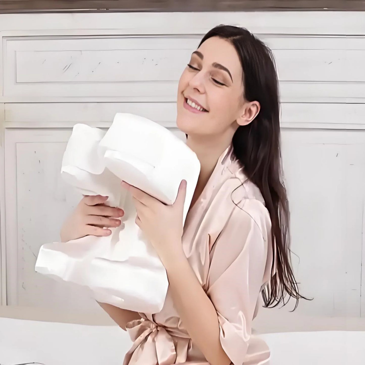 Memory Foam Face Relaxed Wrinkle Prevention Anti Aging Anti Wrinkle Beauty Bed Pillow - AMULET RING STORE