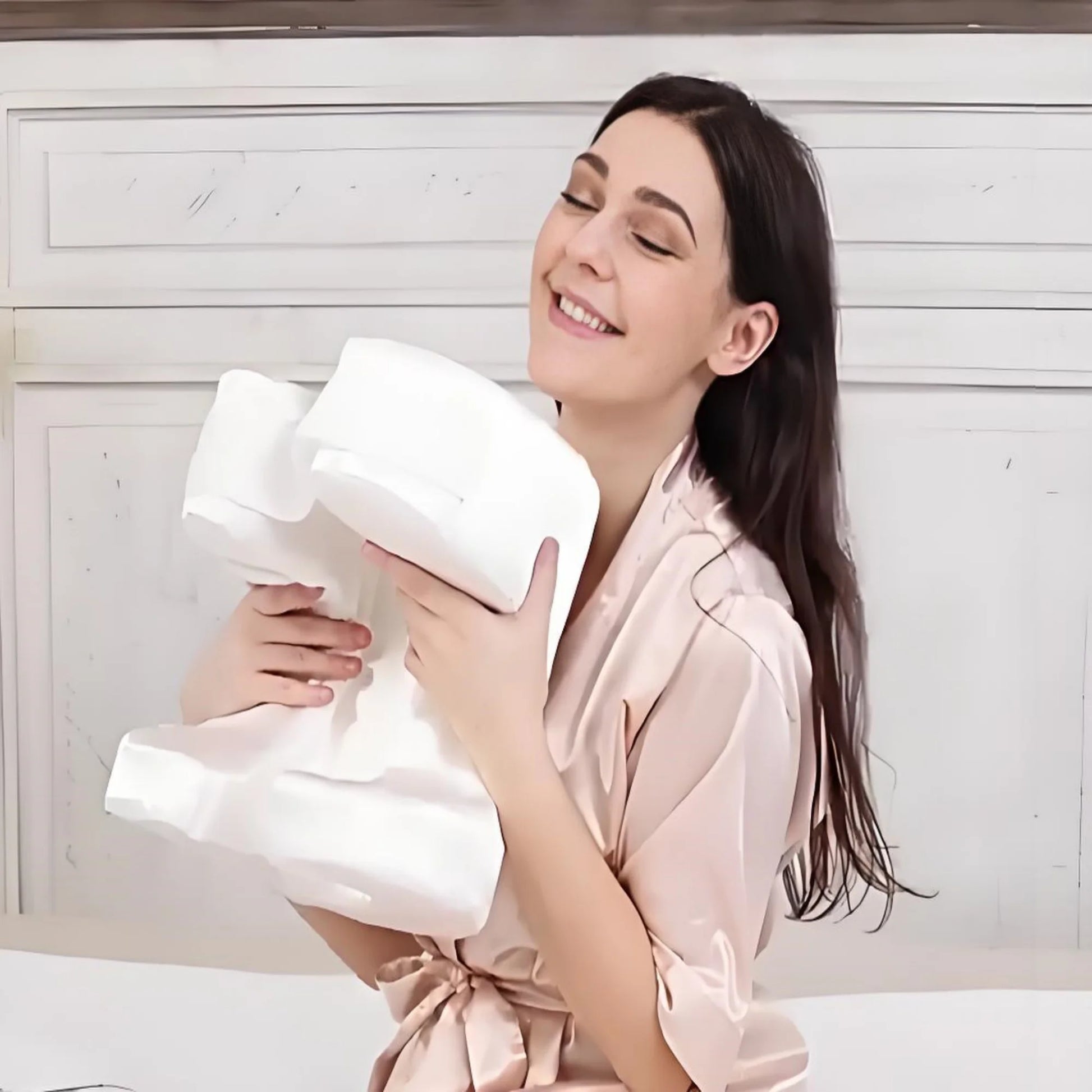 Memory Foam Face Relaxed Wrinkle Prevention Anti Aging Anti Wrinkle Beauty Bed Pillow - AMULET RING STORE