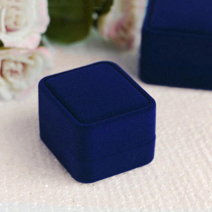 Rings Box Velvet Jewelry Box Display Holder Ring Earrings Necklace Bracelet Soft Organizer Case Wedding Jewelry Packaging Box - AMULET RING STORE