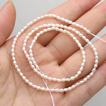 Natural Freshwater Pearls Beaded Irregular Shape Loose Spacer Beads for Jewelry Making Diy Bracelets Necklaces Accessories Gifts