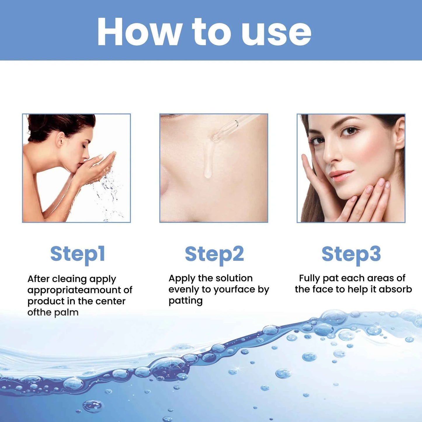 15ml Hyaluronic Acid Propylene Glycol Facial Essence Facial Lifting Collagen Essence Skin Care Whitening Essence Lightens Spots