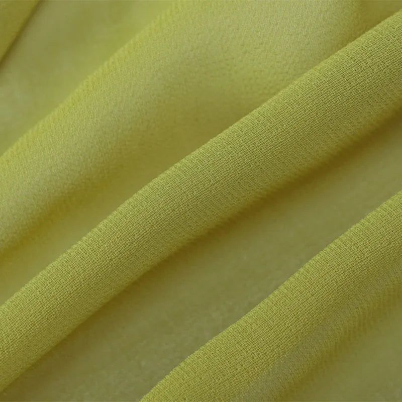 Vintage 90s Streetwear Ruffles Trim Green Chiffon T-shirts Y2K Fashion Sexy Deep V Lace Up Long Sleeve Tops Transparent - AMULET RING STORE