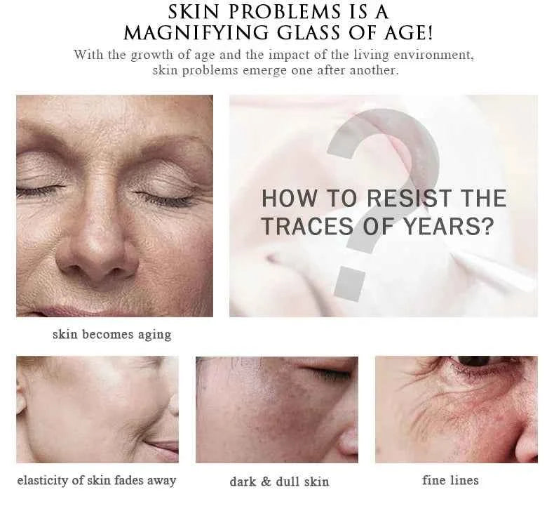 ARTISCARE 24K Gold Serum SET for Facial Care Eye Cream Moisturizing Face Essence Skin Care Products