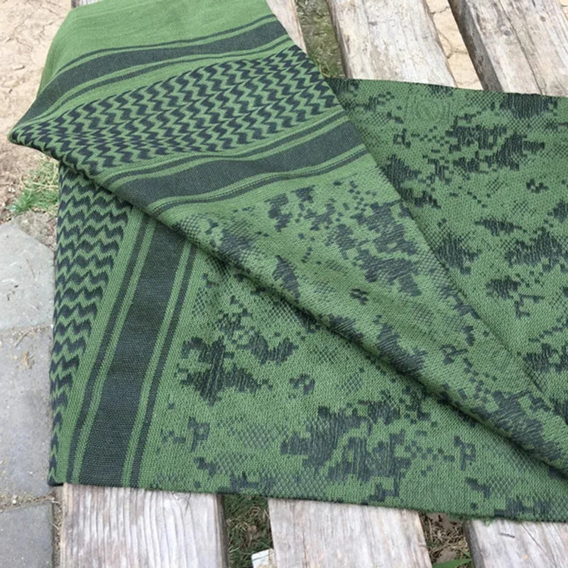 Keffiyeh Tactical Desert Scarf Wrap Shemagh Head Neck Arab Scarf Keffiyeh Scarf Wrap for Men And Women - AMULET RING STORE