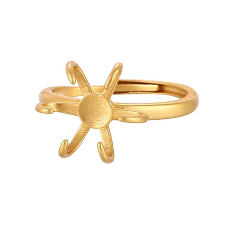 18x21 19x19mm Opening Women Rings Blank Base Heteromorphic Rings Brackets DIY Women Men Rings Setting Jewelry Making Accessory - AMULET RING STORE