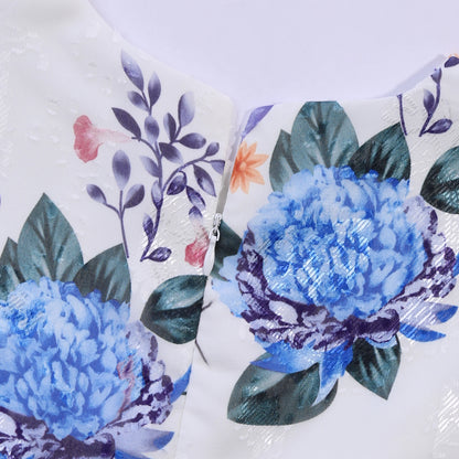 Sweet style children's dress, a dress with bow patterns suitable for middle-aged to older children, a flower girl style fashion