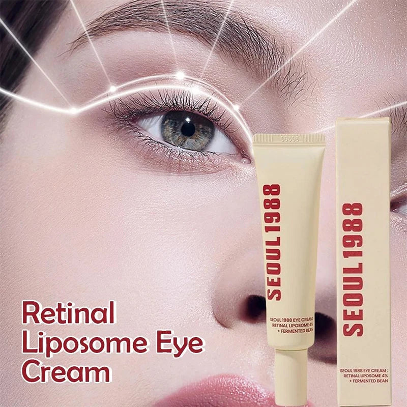 SEOUL 1988 Eye Cream Niacinamide 2% Retinal Acid Ginseng Serum Lighten Fine Lines Firming Pores Brightening Face Korean Skincare - AMULET RING STORE