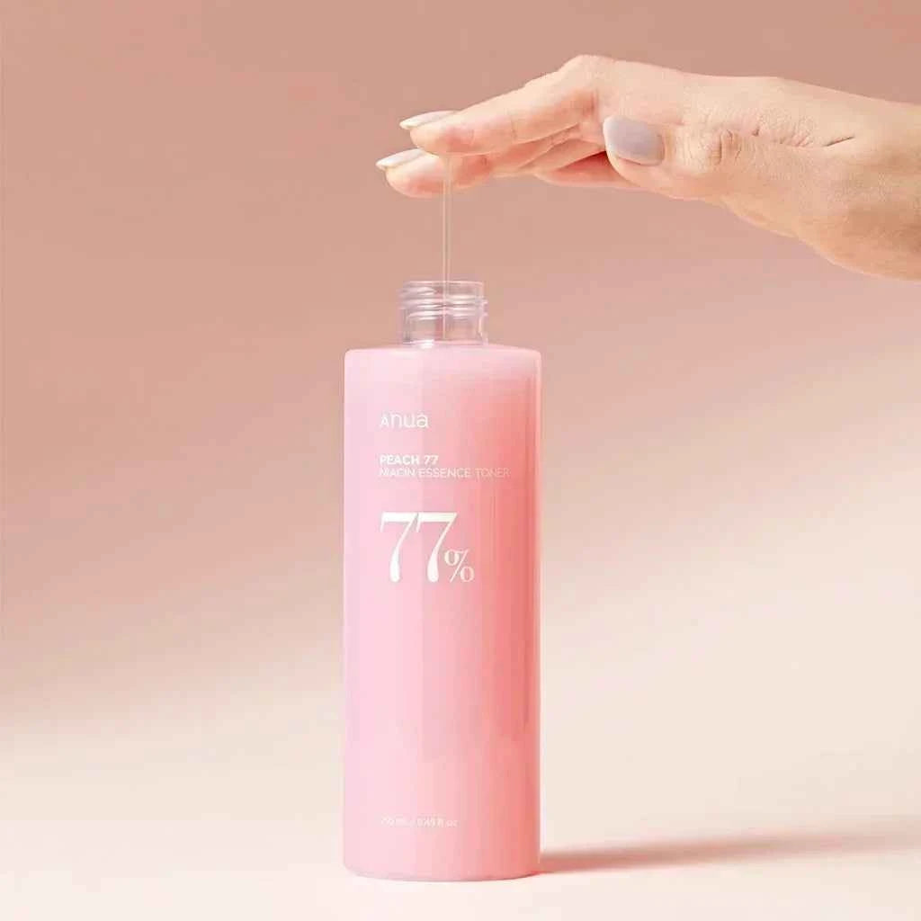 Anua Skin Care Products Peach 77 Niacinamide Toner Essence Moisturizing Calming Sensitive Skin Brightening Skin Tone Combination