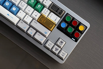 Gold Bar Shape Theme Keycaps Set Zinc Alloy Enter Key Cherry Profile Custom Original Handmade Keycaps for Mechanical Keyboard