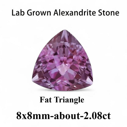 Emerald Cut Lab Grown Alexandrite AGL Certificate Loose Gemstone For Earrings Ring Jewelry Diy Making