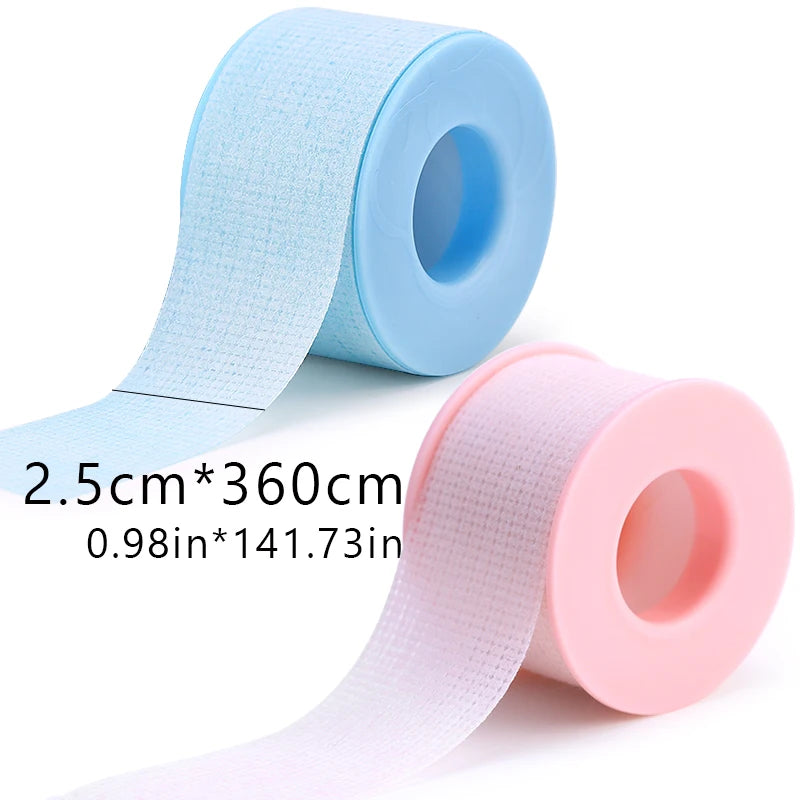 Eyelash Tape Micropore Lash Tape Breathable Easy To Tear Medical Tapes Eyelashes Extension Supplies Makeup Lashes Accessories - AMULET RING STORE