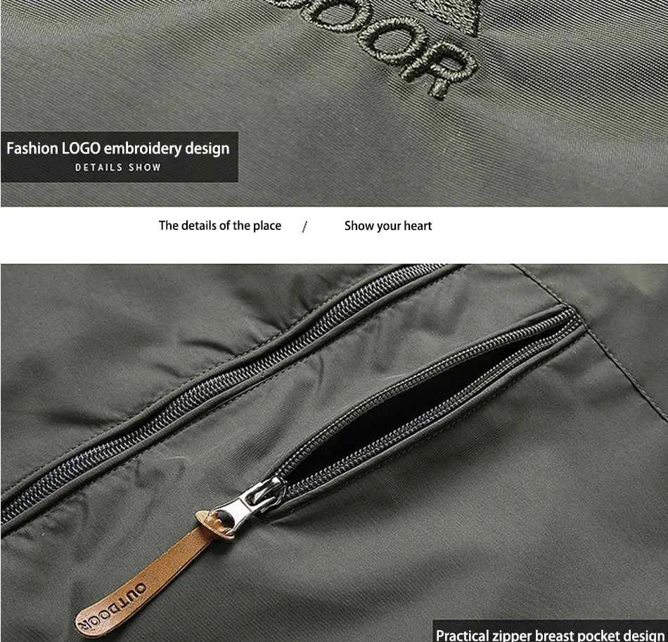 Winter Jacket Fashion Coat Hoodies Camping Hiking Jacket Men's Casual Waterproof Jacket Windbreaker Men Outerwear Men's Clothes