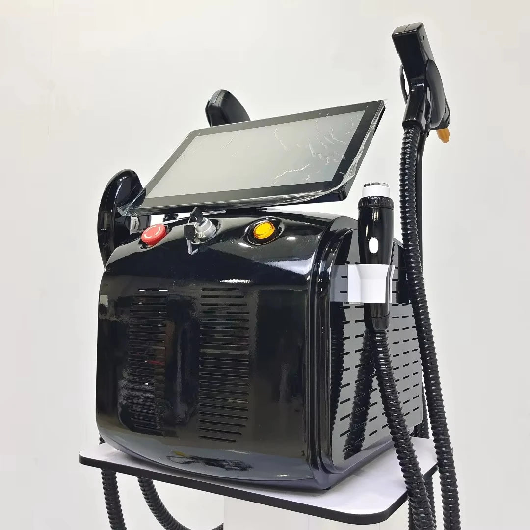 4in1 Soprano Titanium Ice Platinum RF Diode 755 808 940 1064nm 4 Wave Laser ND:YAG Machine Painless Hair Removal Machine 2025 - AMULET RING STORE