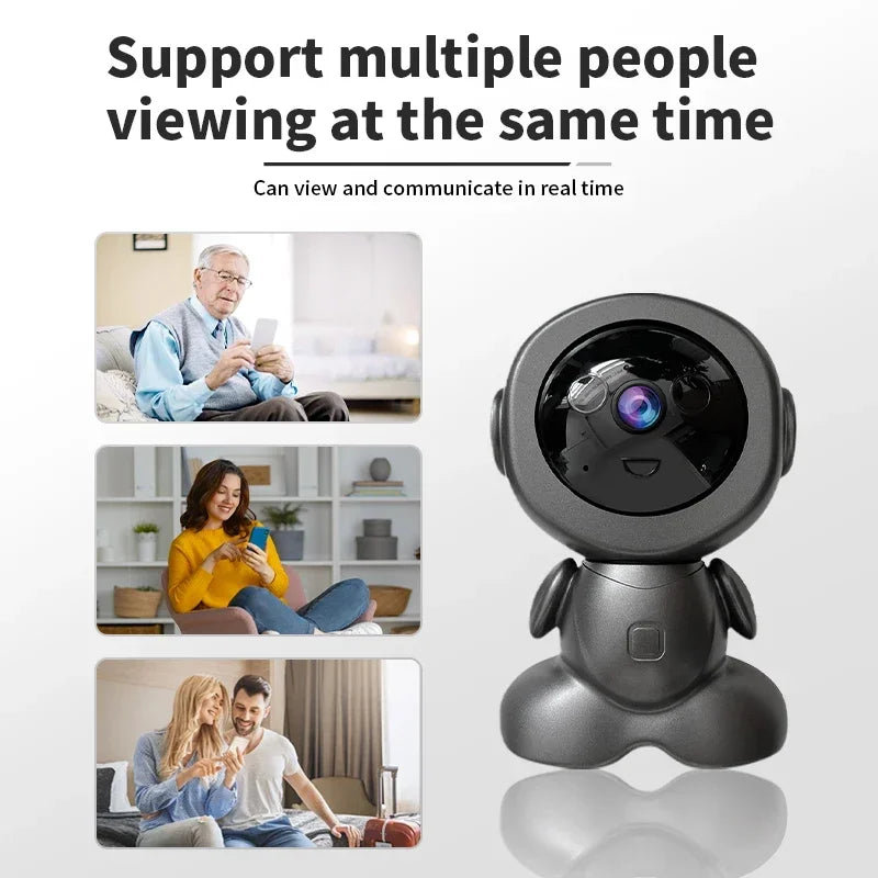 8MP Wifi Security Camera Indoor HD Baby Monitor Smart Home Surveillance Robot PTZ Camera Auto Tracking Night Vision Pet Monitor - AMULET RING STORE