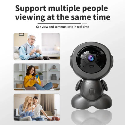 8MP Wifi Security Camera Indoor HD Baby Monitor Smart Home Surveillance Robot PTZ Camera Auto Tracking Night Vision Pet Monitor - AMULET RING STORE