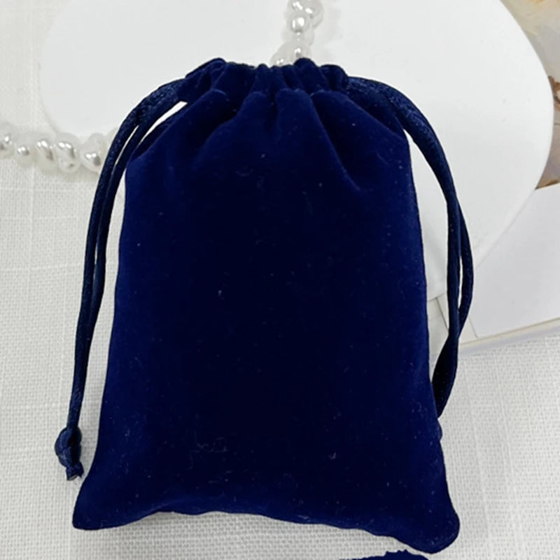 16Colors Jewelry Suede Polyster Nylon Drawstring Vevet Bag Earring Necklace Bracelet Packaging Storage Bag Gift Add Logo - AMULET RING STORE