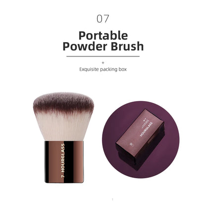 Hourglass Makeup Brushes Powder Foundation Concealer Blusher Bronzer Eye Shadow Eyebrow Eyeliner Sculpting Brush - AMULET RING STORE