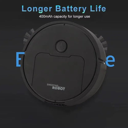 Automatic Sweeping Robot Vacuum Mop Household Lazy Intelligent Auto Boost Night Mode Thin Design Three-in-one Sweeping Machine - AMULET RING STORE