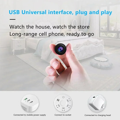 1080P Wireless Wifi Camera Mini Small Night Vision Video Recorder Smart Home Motion Security Detection Surveillance IP Spy Cam - AMULET RING STORE