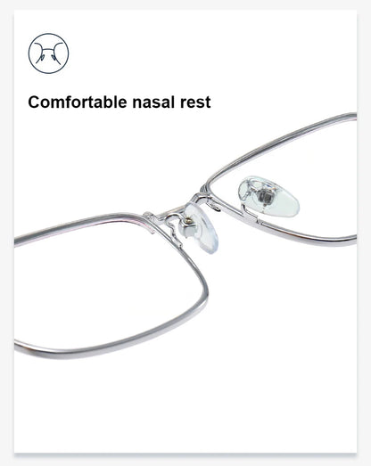 Men Prescription Glasses Optics Lenses  Reading Glasses Women Blue Light Blocking Myopia Eyewear Metal Titanium Eyeglasses Frame