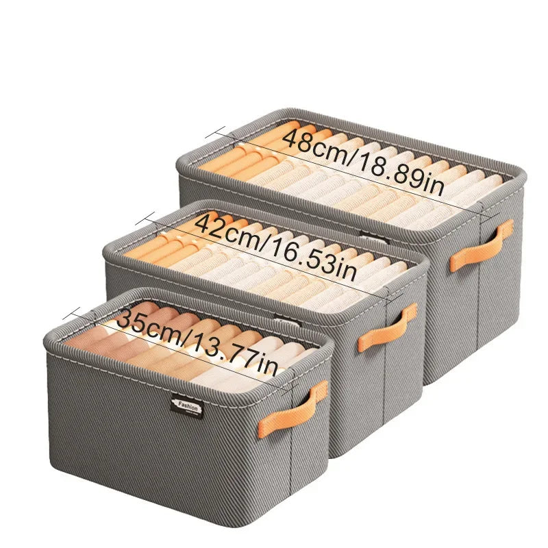 1/3PCS Collapsible Clothing Organizer Closet Clothes Pants Storage Organizer Closet Organizer Drawer Organizer Toy Storage - AMULET RING STORE