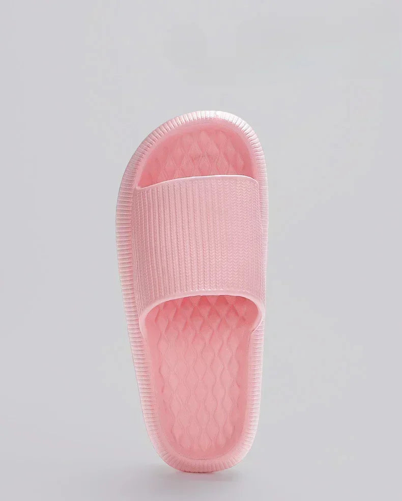 Women's Thick Platform Cloud Slippers EVA Soft Sole Pillow Slides Summer Beach Flip Flops Women Non Slip Bathroom Home Slippers - AMULET RING STORE