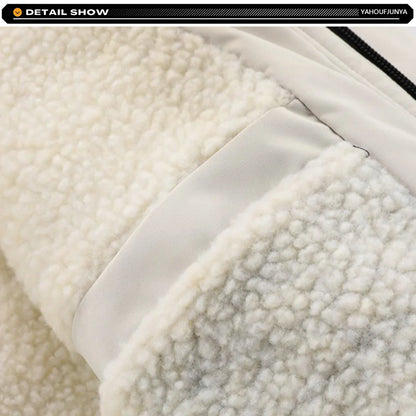 New Winter Men Outwear Fleece Warm Removable Hooded Hiking Jacket Men Outdoor Windproof Casual Fashion Jacket Coat Male Clothing