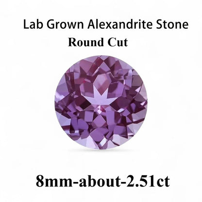 Emerald Cut Lab Grown Alexandrite AGL Certificate Loose Gemstone For Earrings Ring Jewelry Diy Making
