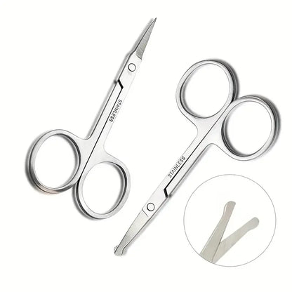 eyebrow scissors, beauty scissors eyelashes hair trimmer beauty scissors beard eyebrows eyelashes makeup tools - AMULET RING STORE