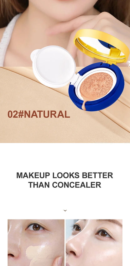 OCHEAL Natural Moisturizing Liquid Foundation Concealer BB Cream Air Cushion Whitening Oil-control Makeup Cosmetics BB Cream - AMULET RING STORE