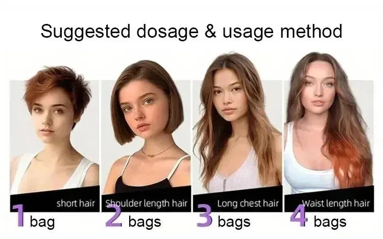 500ml Natural Herbal Hair Dye Shampoo 3 in 1 Change Hair Color Gray Hair to Dark Brown Black Deep Nourishing Fashion Hair Care - AMULET RING STORE