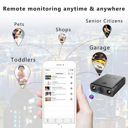 1080P XD Mini Camera WiFi Wireless Monitoring Security Protection Remote Monitor Camcorders Video Surveillance Smart Home - AMULET RING STORE