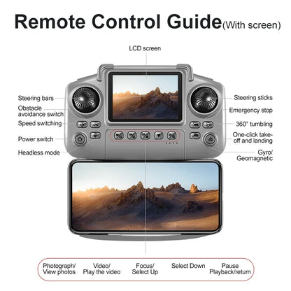 Lenovo D18 Drone 8K Aerial HD Dual Camera Photography Intelligent Obstacle Avoidance Brushless Motor 5G WIFI GPS Return VR Drone