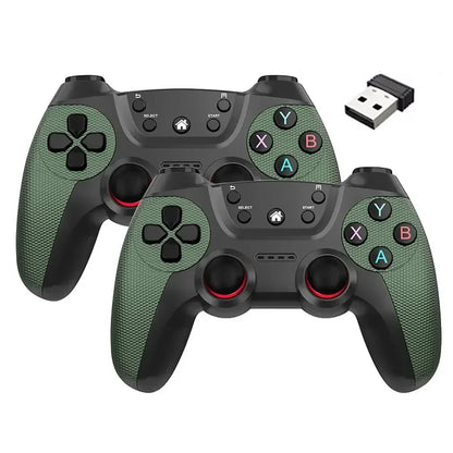 2Pcs Wireless Controller For PC Wireless Game Controller Hand Joystick For Television Computer Androids PC 2.4G Gamepad Remote - AMULET RING STORE