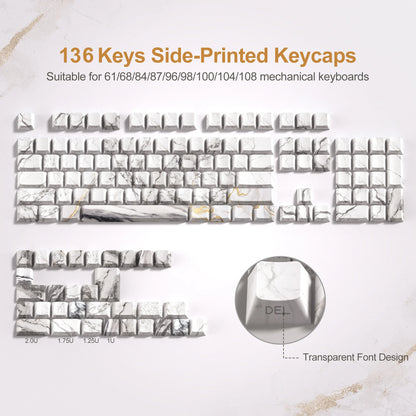 129 Keys Makima Anime Keycaps Cartoon PBT Keycap Cherry Keycaps Key Cap Dye-sub Mechanical Keyboard Caps for 64/68/71/84/108