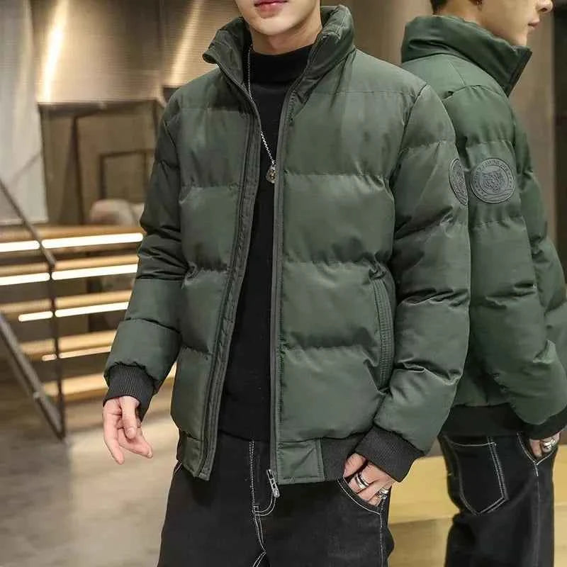 Winter Man Jackets Cotton-padded Parkas Puffer Jacket Men Warm Coats Thick Casual Outwear Streetwear Comfortable Men's Clothing