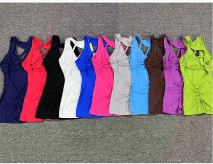 Seamless Yoga Jumpsuits Sports Fitness One-Piece Yoga Sleeveless Workout Clothes Running Sportswear Tight Training Tracksuits