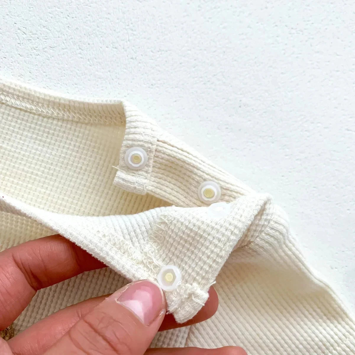 Cotton Romper Gift Hat with Ear New In Summer Kids Baby Girls Boys Short Sleeve Waffle Patch Bear Infant Newborn Jumpsuits - AMULET RING STORE