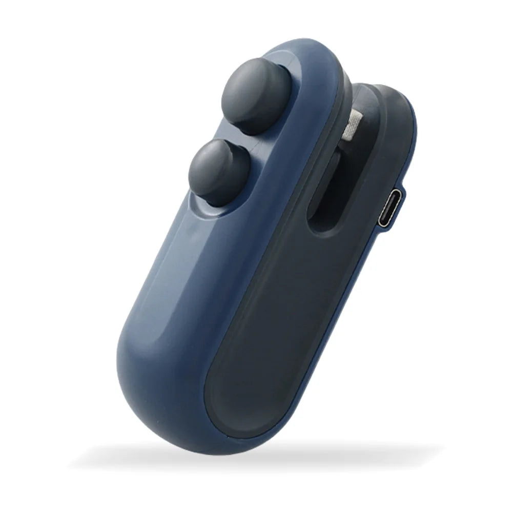 2 In 1 Sealer Cutter Mini Bag Sealer Handheld Heat Vacuum Sealer Handheld Bag Sealing Machine for Food Storage Snacks Freshness - AMULET RING STORE