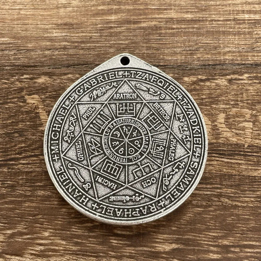 Nostalgia Key Of Solomon 7 Archangel Saint Michael Seal Pendant Necklace