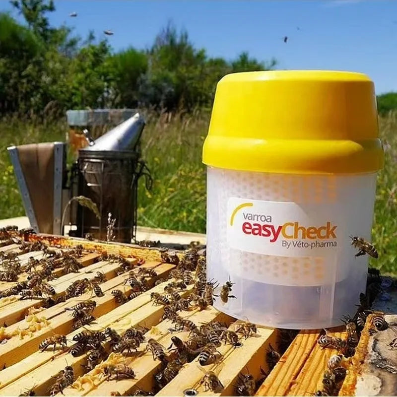 Beehive Varroa Test Varroa Shaker Comfortable To Use for Beekeeping Beekeeper Mite Measuring Beekeeper Tool - AMULET RING STORE