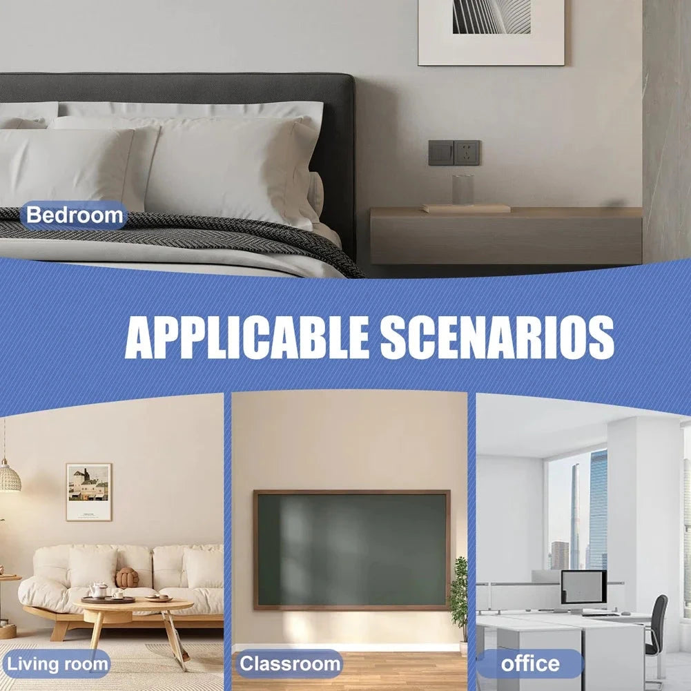 Tuya WiFi Desktop Clock Calendar Intelligent Thermometer Hygrometer with Digital LED Display Support WIFI Auto-Calibration