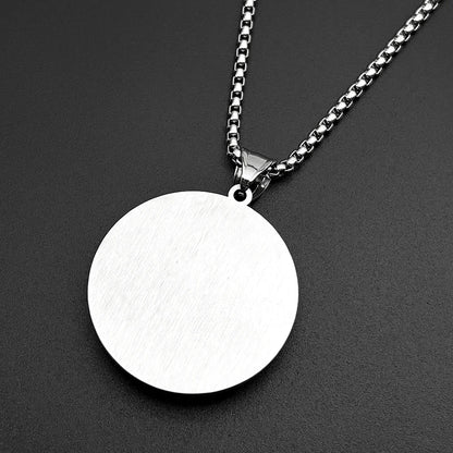 Thirteen Apostles Of Judaism Glass Pendant Necklace For Women Men Stainless Steel Gold Color Chain The Last Supper Jewelry Gift