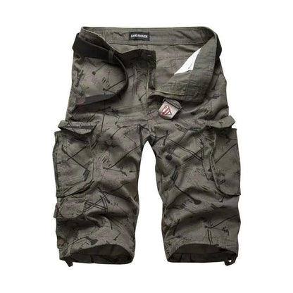 2025 Summner Fashion Cotton Mens Cargo Shorts Camouflage Male Shorts Multi-Pocket Casual Camo Outdoors Tolling Homme Short Pants