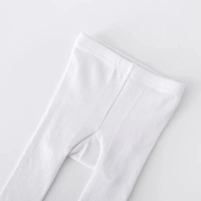 Lawadka Newborn Tights For Girls Solid Knitted Infant Baby Girl Tights Casual White Black Toddler Pantyhose Spring Autumn 0-12M - AMULET RING STORE