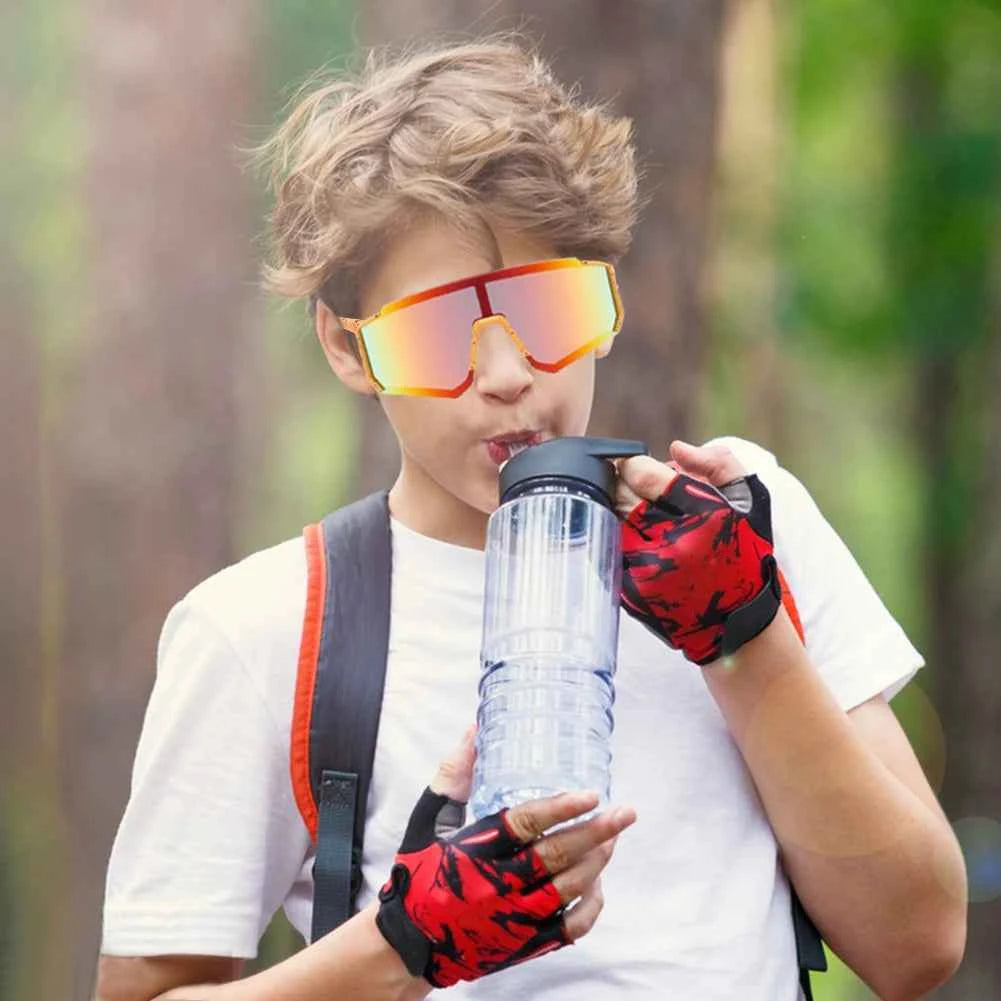 Kids Sunglasses UV Protection Outdoor Sun Glasses Lightweight Youth Sport Eyewear Baseball Sunglasses for Youth Outdoor Sports