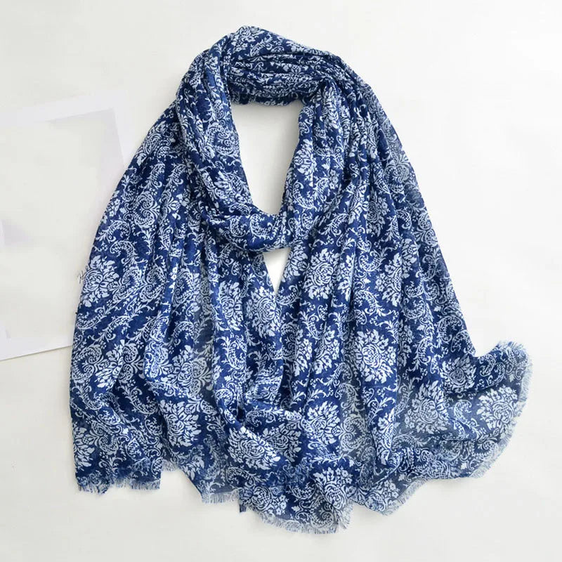 Luxury Brand Scarf For Woman Soft Cotton Shawl Wrap Tassel Viscose Muslim Woman Hijab Boho Beach Towel Female Bandana Headscarf - AMULET RING STORE